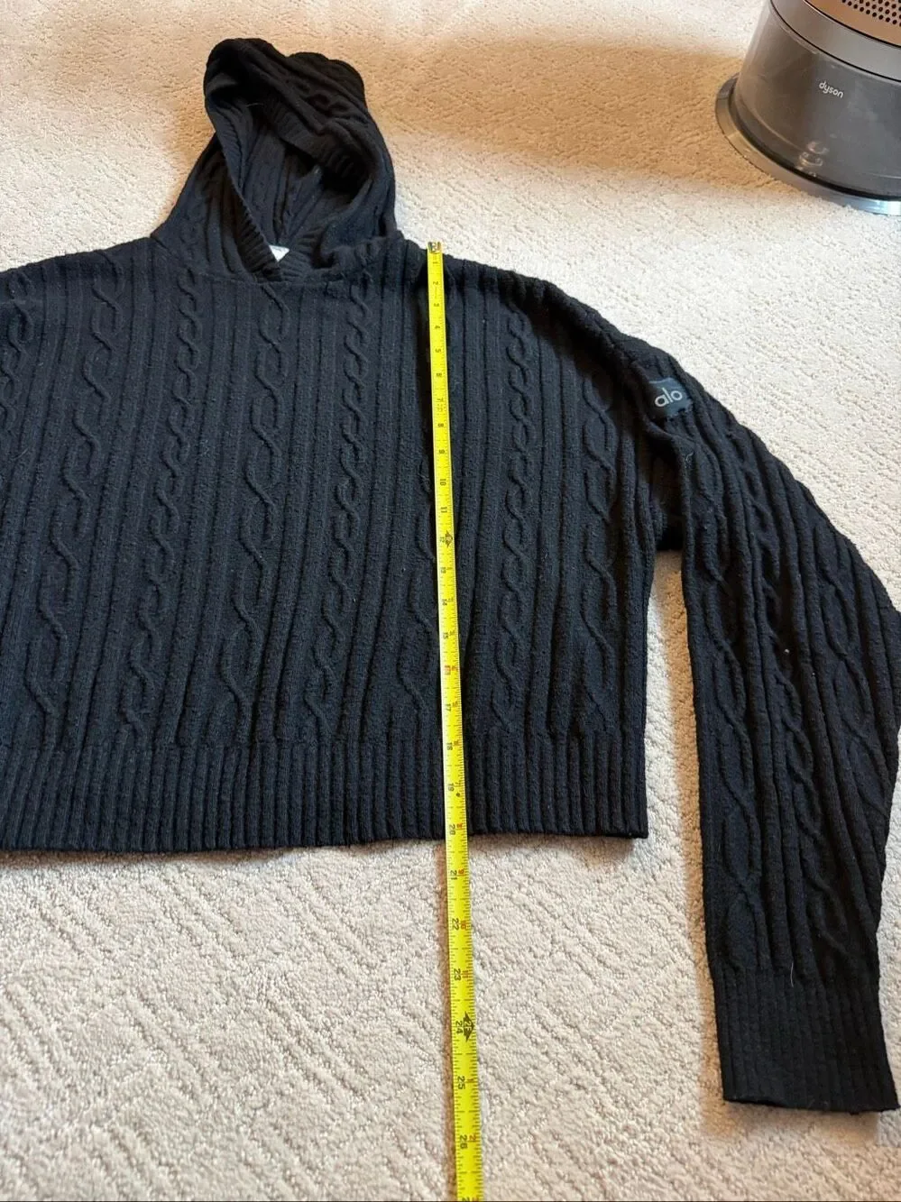 ALO Cable Knit Winter Bliss Hoodie